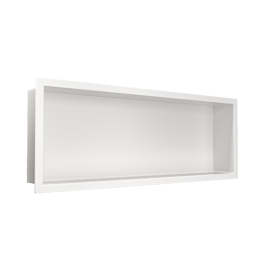 WALL-BOX ONE White Półka wnękowa ze stali nierdzewnej biała