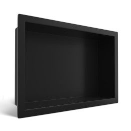 WALL-BOX ONE Black Półka wnękowa ze stali nierdzewnej czarna