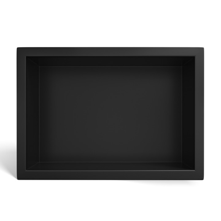 WALL-BOX ONE Black Półka wnękowa ze stali nierdzewnej czarna