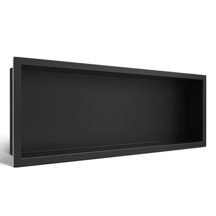 WALL-BOX ONE Black Półka wnękowa ze stali nierdzewnej czarna