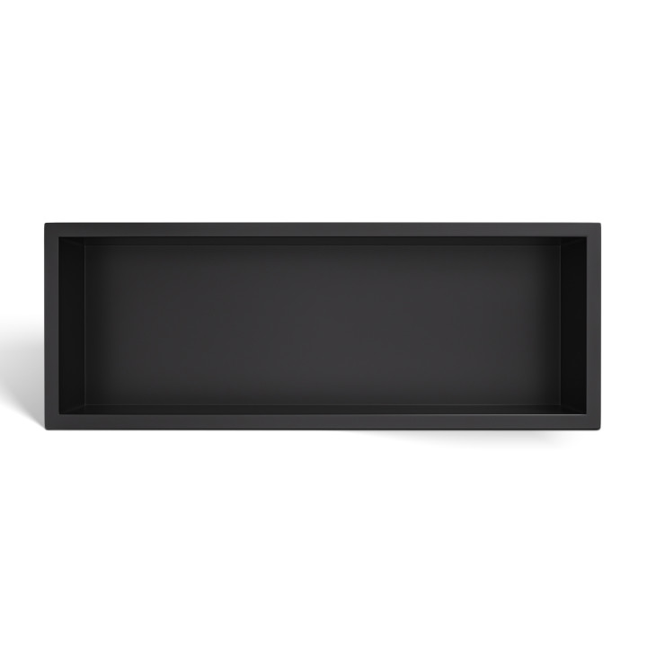 WALL-BOX ONE Black Półka wnękowa ze stali nierdzewnej czarna