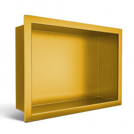 WALL-BOX ONE Gold Półka wnękowa ze stali nierdzewnej złota