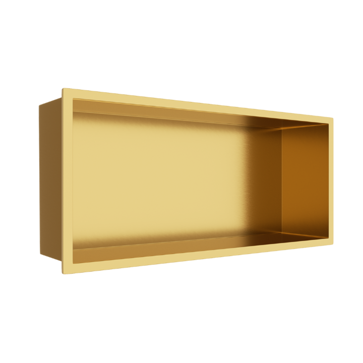 WALL-BOX ONE Gold Półka wnękowa ze stali nierdzewnej złota