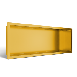 WALL-BOX ONE Gold Półka wnękowa ze stali nierdzewnej złota