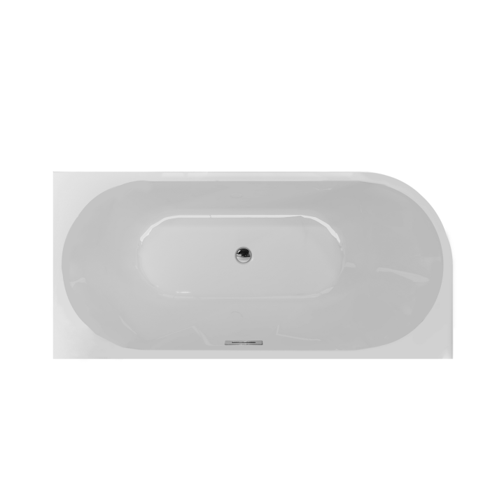 Wanna wolnostojąca narożna prawa AVOLA WHITE - 170 x 80 cm