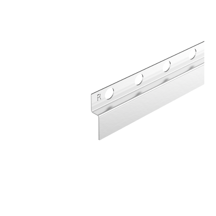 Listwa spadkowa przyścienna prawa 170 cm inox