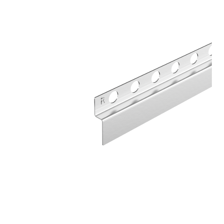 Listwa spadkowa przyścienna prawa 120 cm inox