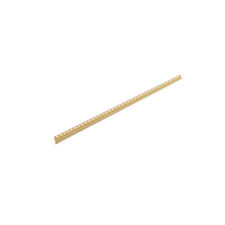 Listwa spadkowa przyścienna prawa 120 cm złota – Balneo
