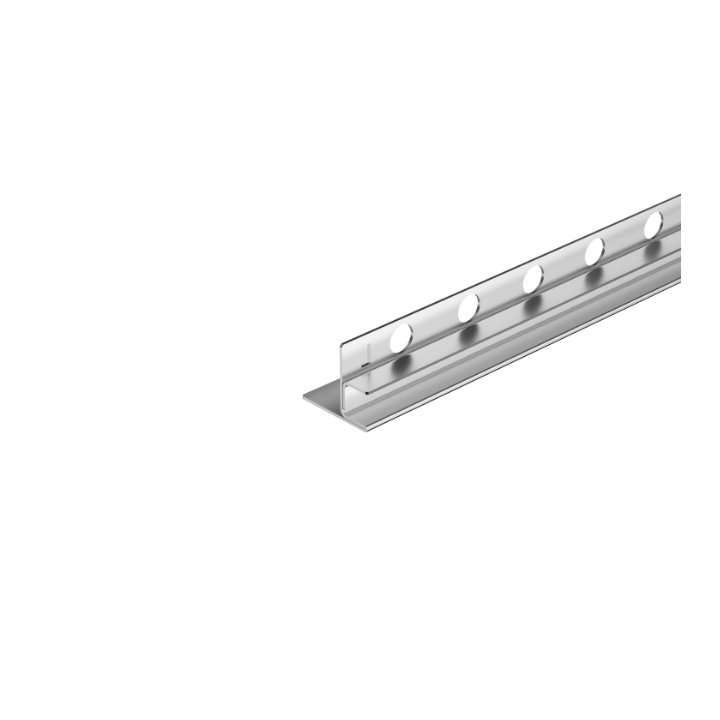 Listwa spadkowa do szkła lewa 120 cm inox