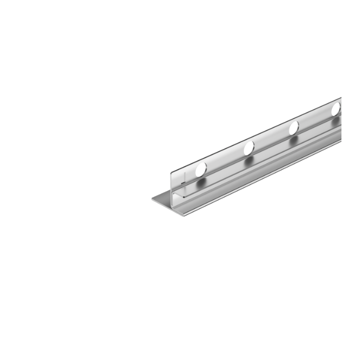 Listwa spadkowa do szkła lewa 170 cm inox