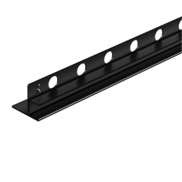 Listwa spadkowa do szkła prawa 120 cm czarna – Balneo