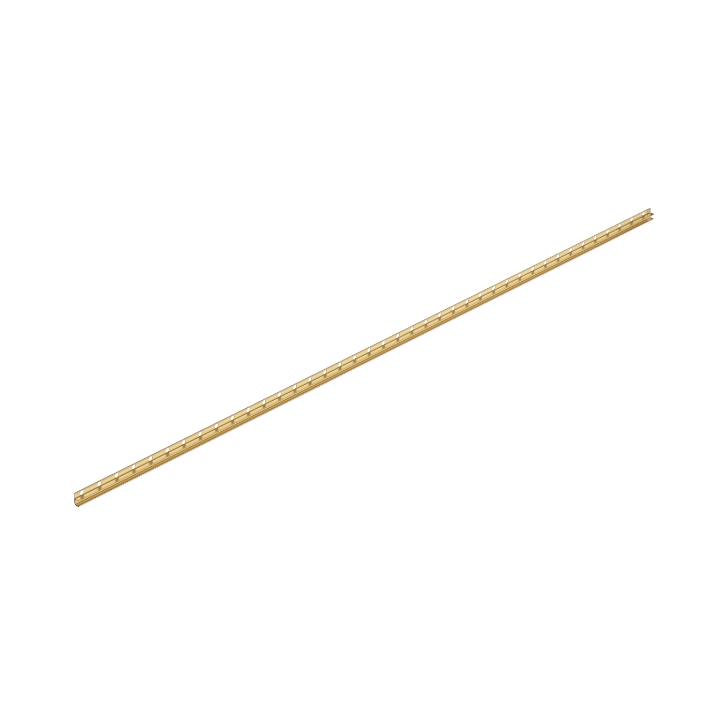 Listwa spadkowa do szkła lewa 170 cm złota – Balneo