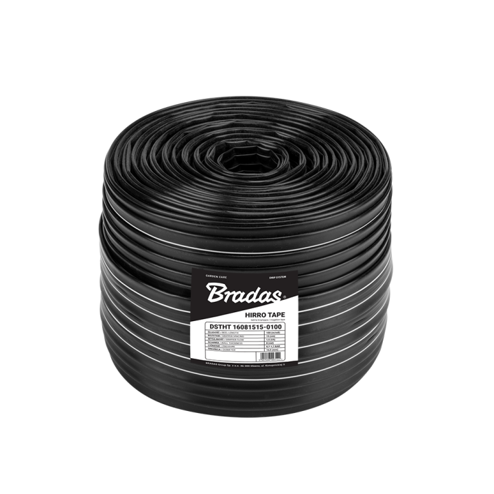 Taśma kroplująca 16/8mil/1,5l/h/20cm HIRRO TAPE 100m – Bradas