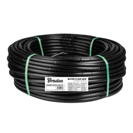 Wąż kroplujący 16/ 0,9mm/ 33cm/ 2,0l/h, 50m – Bradas