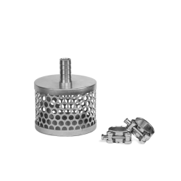 Kosz do węża ssącego 25 mm / 1"+ 2x GBS obejmy