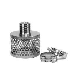 Kosz do węża ssącego 50 mm / 2"+ 2x GBS obejmy – Bradas