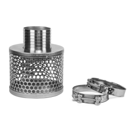Kosz do węża ssącego 75 mm / 3"+ 2x GBS obejmy – Bradas