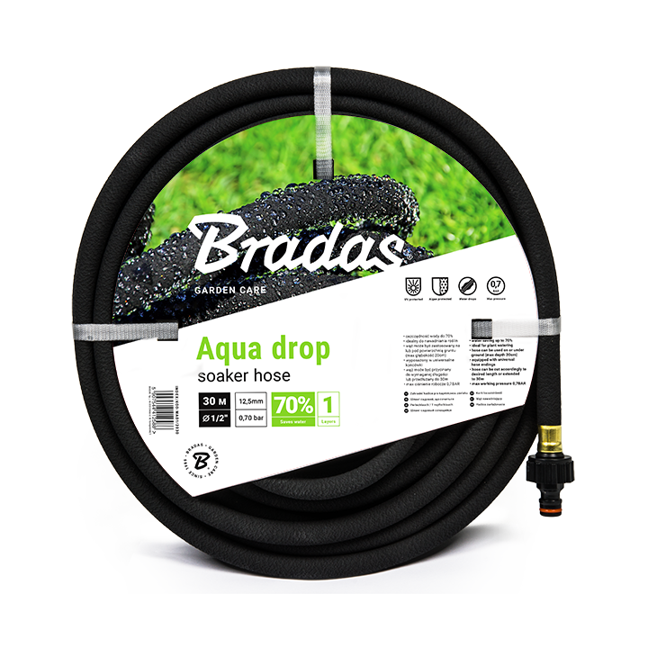 Wąż nawadniający AQUA-DROP 1/2" - 7,5m