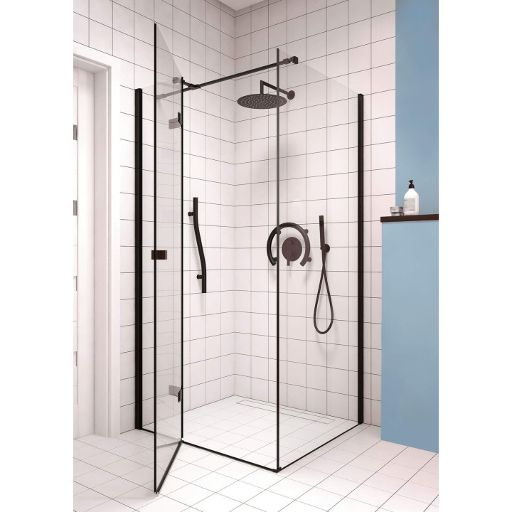 Uchwyt ścienny w kształcie podkowy - 2w1 nero NIV B41G – Deante