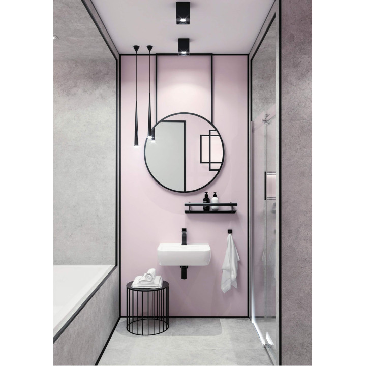 Uchwyt ścienny z półką - 2w1 nero NIV B41L – Deante