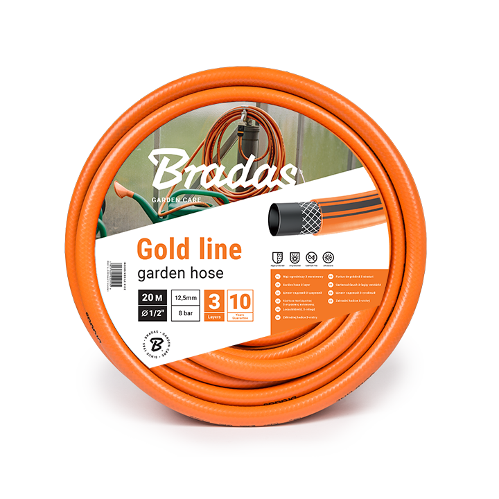 Wąż ogrodowy GOLD LINE 1/2" - 20m – Bradas