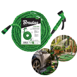 Zestaw ogrodowy TRICK HOSE 7m - 22m (zielony) – Bradas