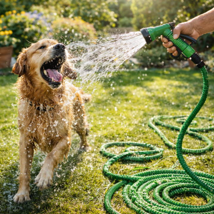 Zestaw ogrodowy TRICK HOSE 7m - 22m (zielony) – Bradas