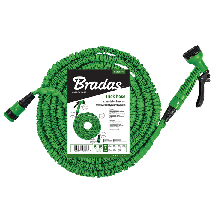 Zestaw ogrodowy TRICK HOSE 10m - 30m (zielony)
