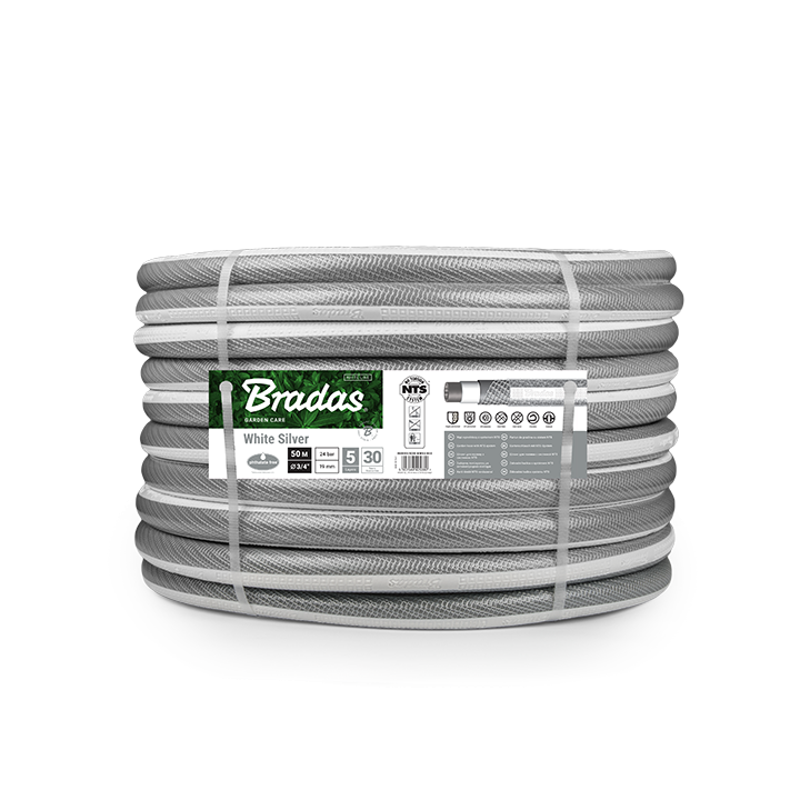 Wąż ogrodowy NTS WHITE SILVER
