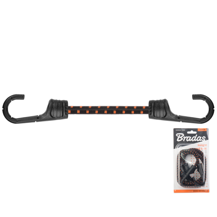 Guma elastyczna z hakiem metalowym pokrytym PVC BUNGEE CORD HOOK