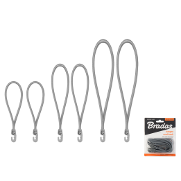 Zestaw gum z hakiem PVC BUNGEE CORD HOOK – Bradas