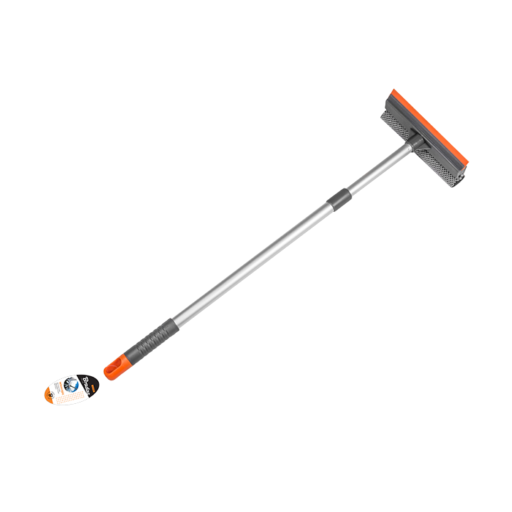 Ściągaczka do mycia szyb 8"- teleskop, długość: 60-95 cm – Bradas