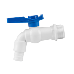 Kran plastikowy z wejściem GZ 3/4" – Bradas
