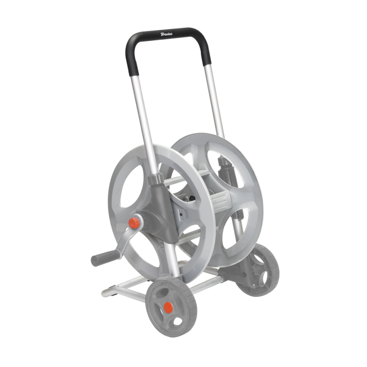 Wózek metalowy SILVER PRO na wąż 1/2" 70m – Bradas