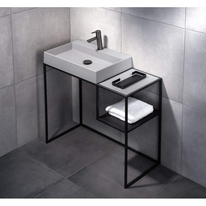 Bateria umywalkowa stała titanium Arnika BQA D20M – Deante