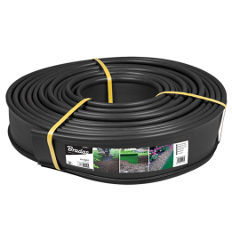 Obrzeże proste trawnikowe 18m x 12,5cm, czarne – Bradas