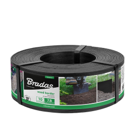 Obrzeże WOOD BORDER 78mm x 2,8mm x 10m - czarny – Bradas