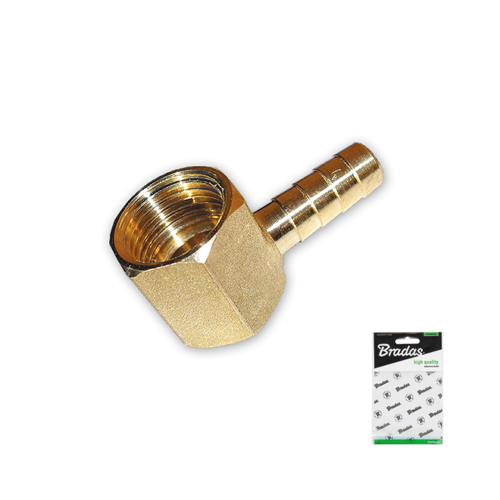 Łącznik kątowy 1/2" x 10mm MOSIĄDZ – Bradas