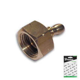 Złącze dwuczęściowe GW 21,8mm L / 9-10mm MOSIĄDZ – Bradas