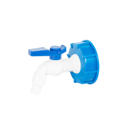 Zestaw IBC - nakrętka niebieska - S60x6 – Bradas