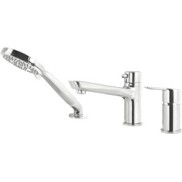Bateria wannowa 3-otworowa stała chrom Arnika BQA 013M – Deante