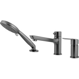 Bateria wannowa 3-otworowa stała titanium Arnika BQA D13M
