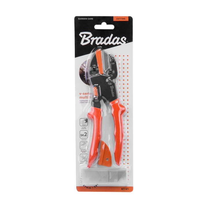 Sekator V-SERIES-D wielofunkcyjny MULTI TOOLS, stal SK2 – Bradas