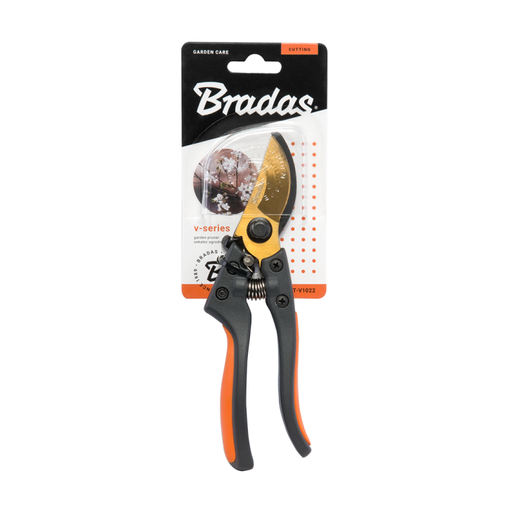 Sekator V-SERIES-P ostrze mijające, stal SK5, gold – Bradas