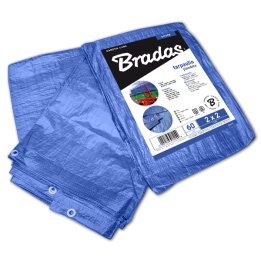 Plandeka wzmacniana BLUE 1,5 x 6m, 60g – Bradas