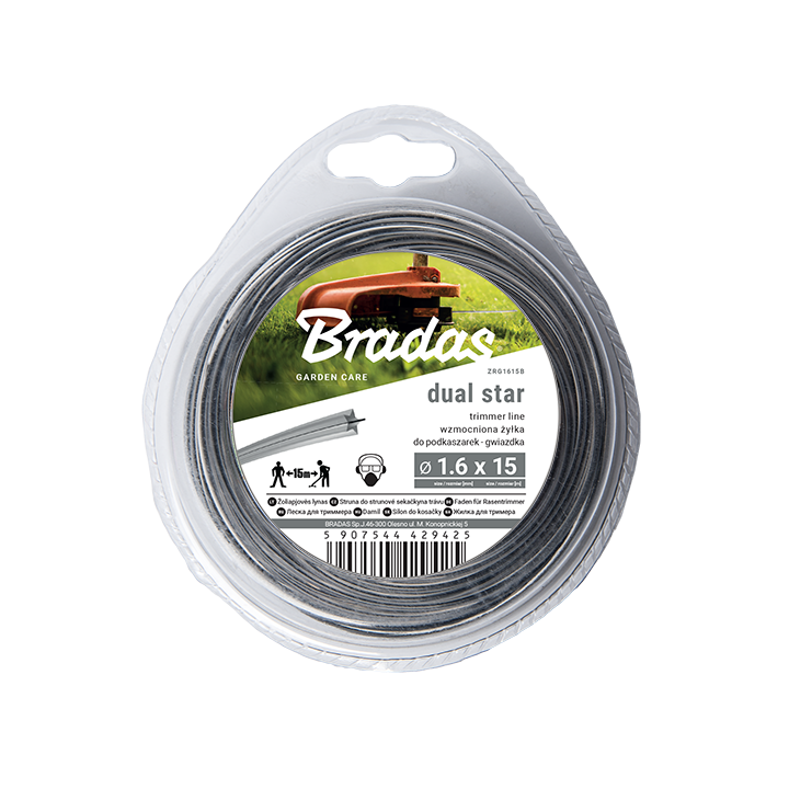 Żyłka RIPPER DUAL, gwiazdka, blister – Bradas