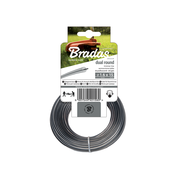 Żyłka RIPPER DUAL, okrągła, karta – Bradas