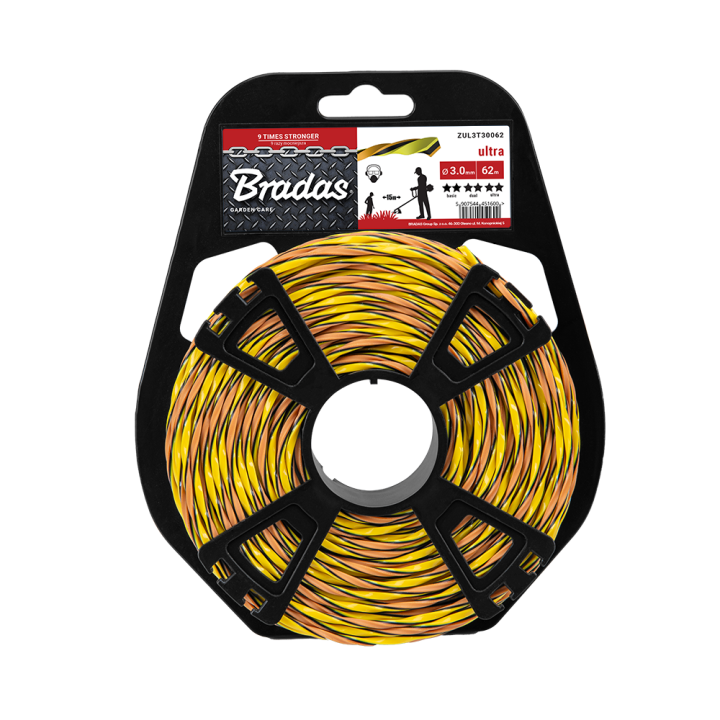 Żyłka ULTRA L3 twist, 2,0x139m / szpula – Bradas