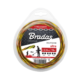Żyłka ULTRA L3 twist, 2,4x15m / blister – Bradas