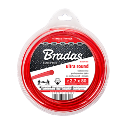 Żyłka ULTRA okrągła, 2,7x80m - 0,45KG / blister – Bradas
